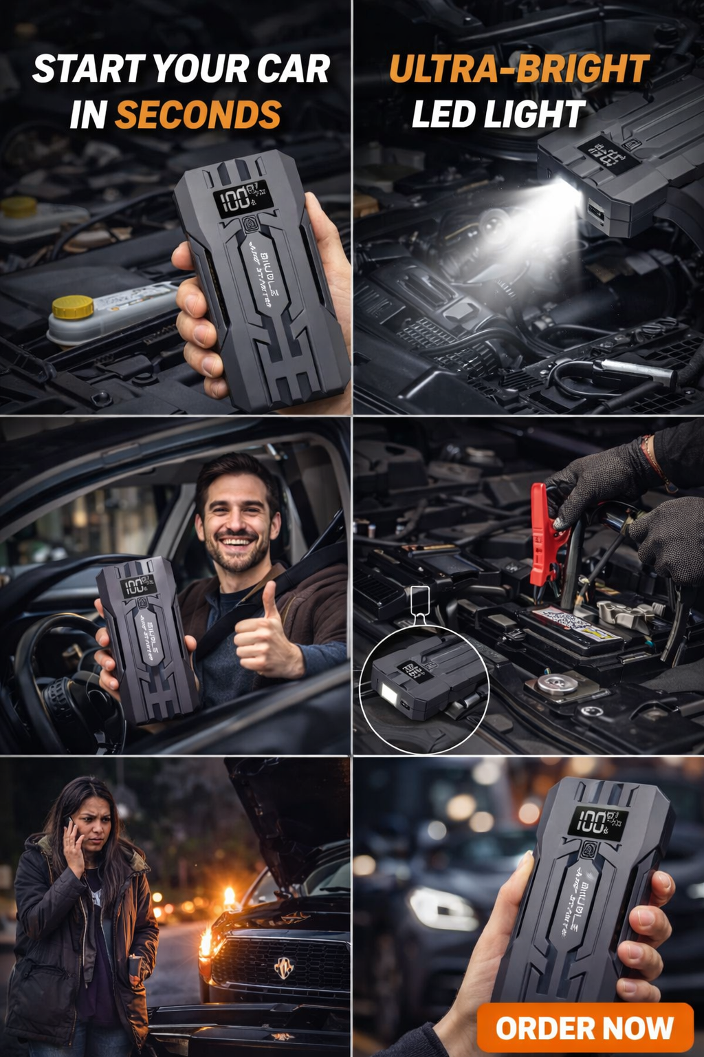 PowerStart Lite™ – Compact Car Jump Starter